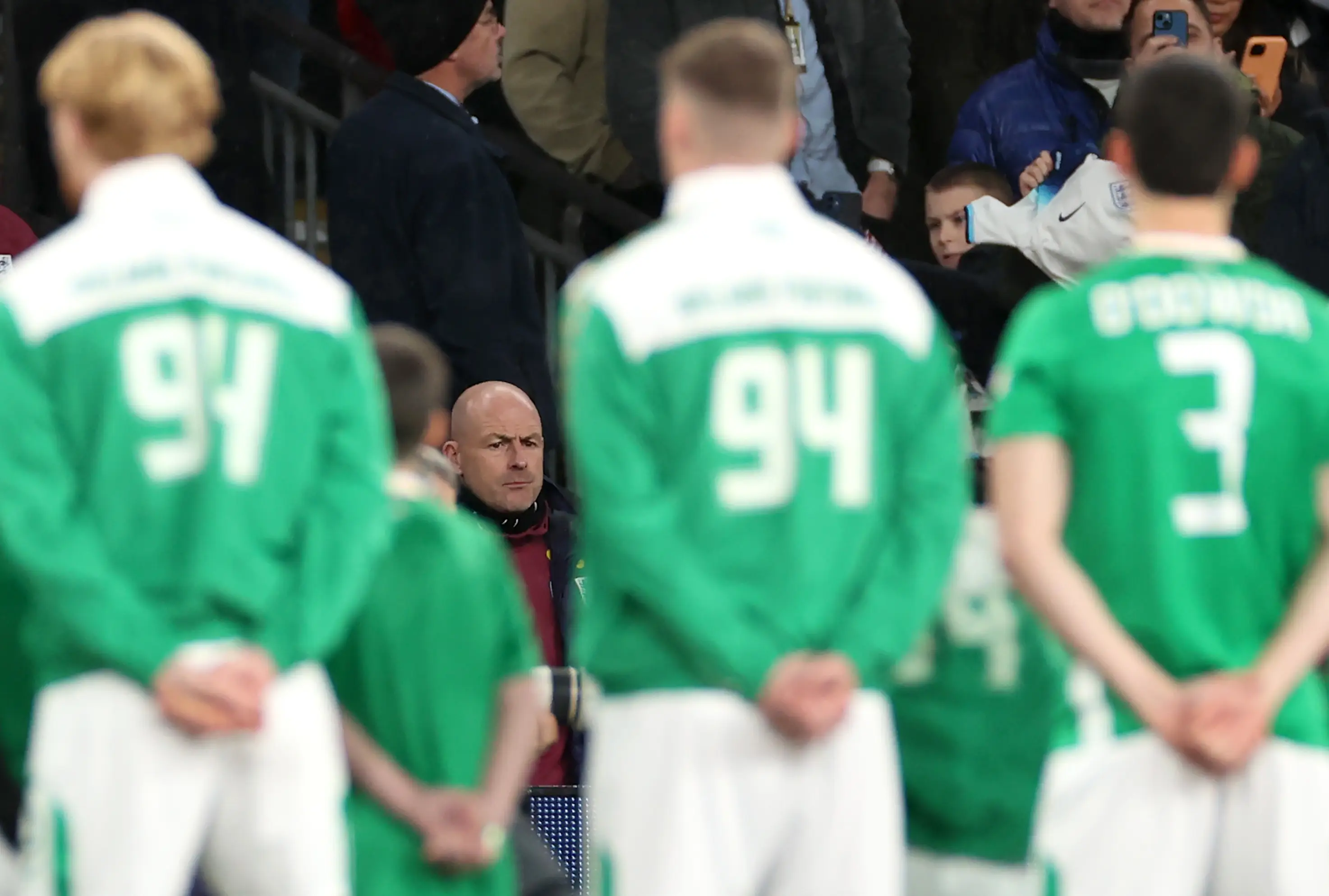Both national anthems were booed at Wembley Stadium. Image: Getty