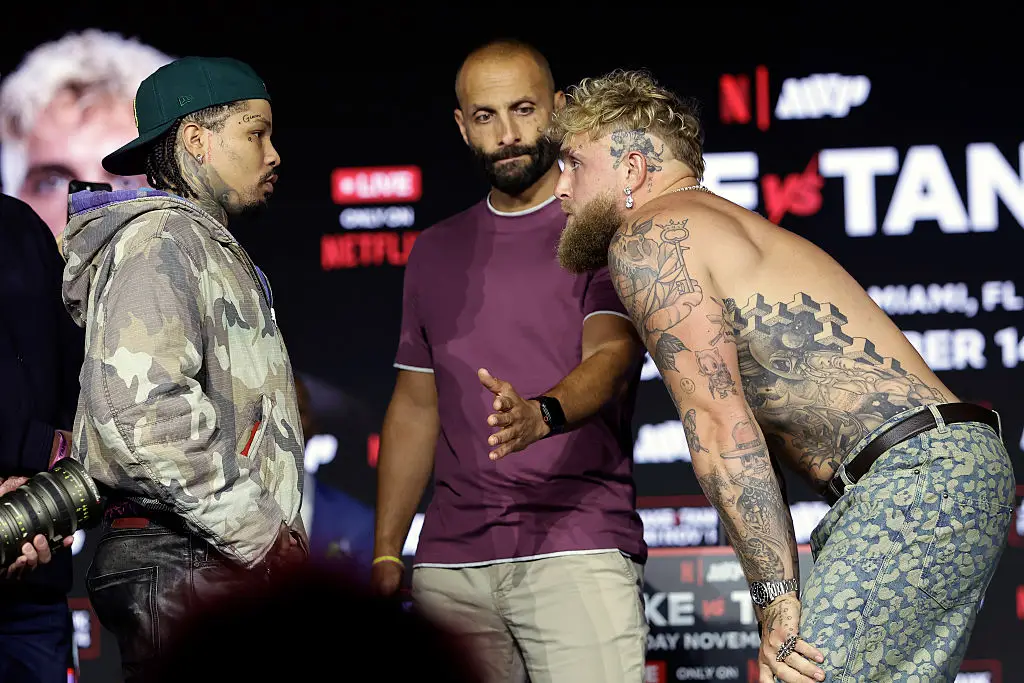 Davis is set to fight Jake Paul on November 14. (Image: Adam Hunger/Getty Images)