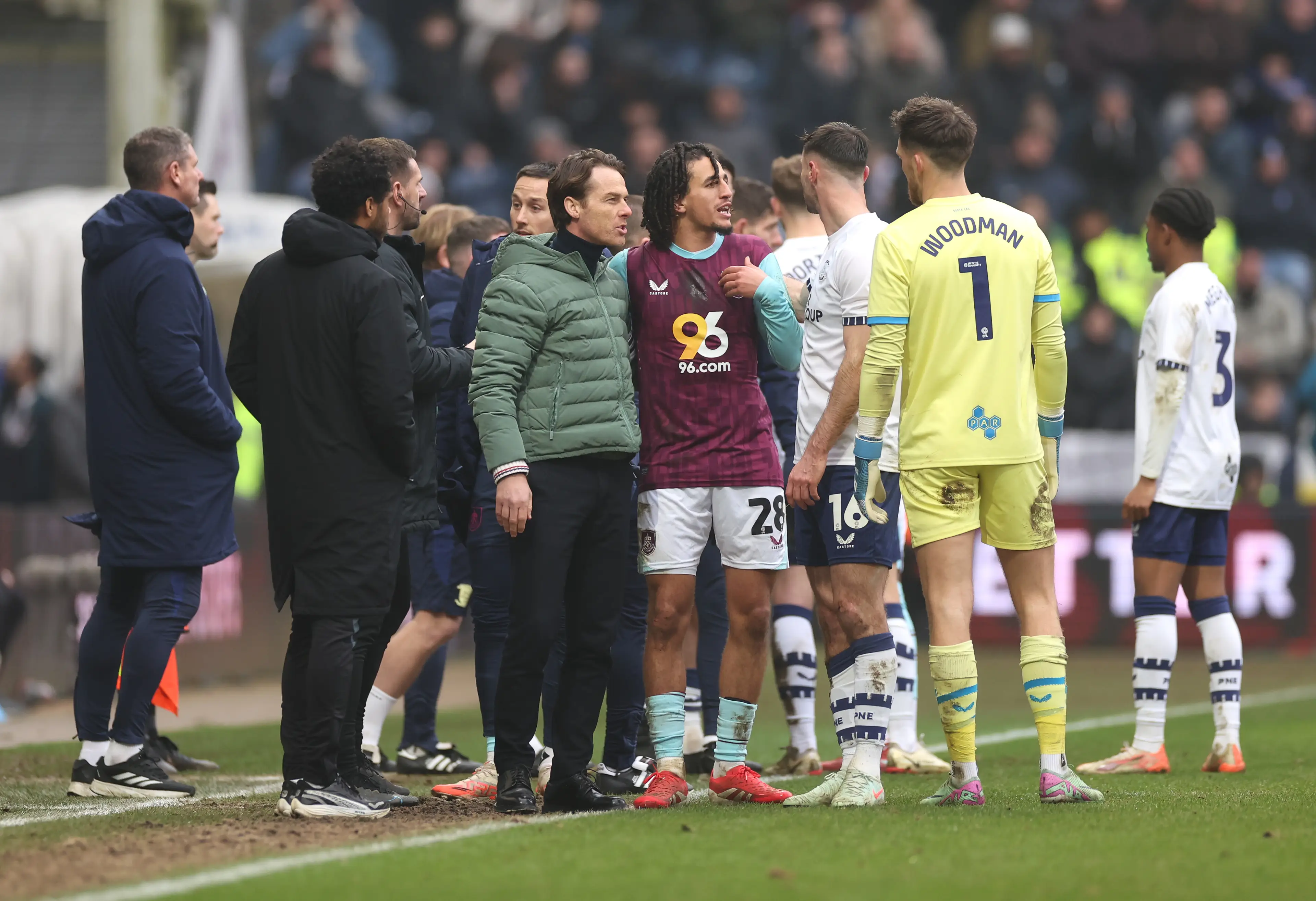 Hannibal was "very distressed", according to Burnley boss Scott Parker. Image credit: Getty