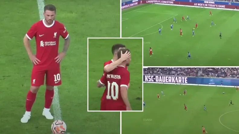 Highlights of Alexis Mac Allister's Liverpool debut have gone viral