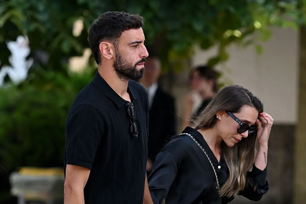 Bruno Fernandes attended Diogo Jota and Andre Silva's funeral (Credit:Getty)