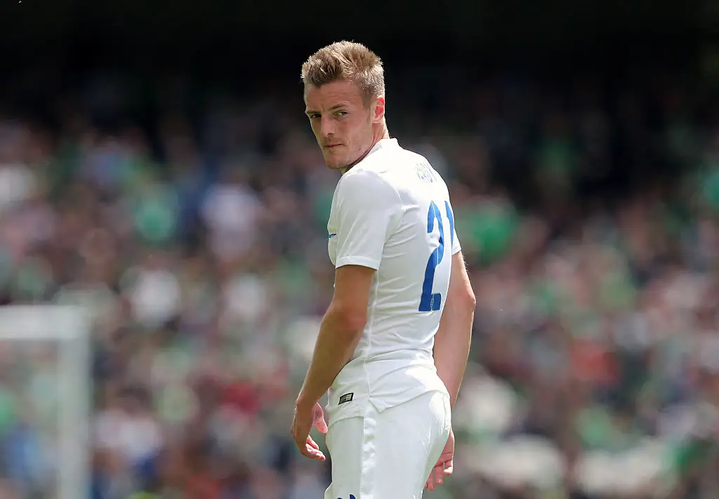 Jamie Vardy made his England debut in 2015 (Credit:Getty)