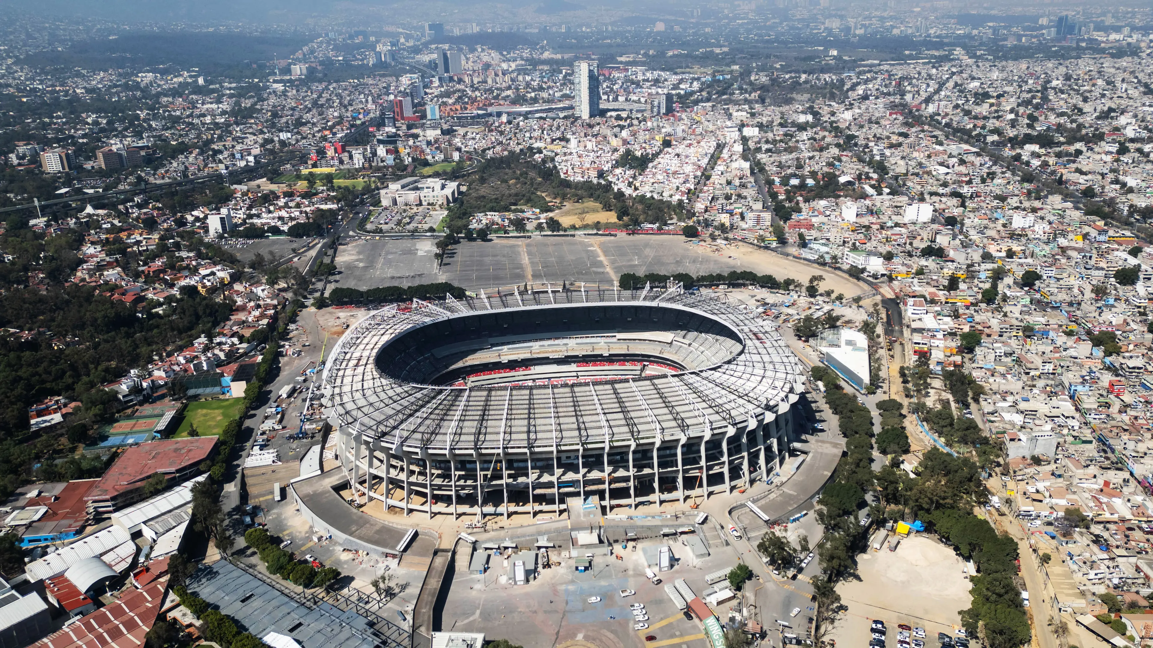 Mexico are under pressure to get the Estadio Azteca finished on time. Image: Getty