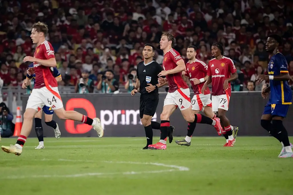 Man Utd took part in a friendly (Credit:Getty)