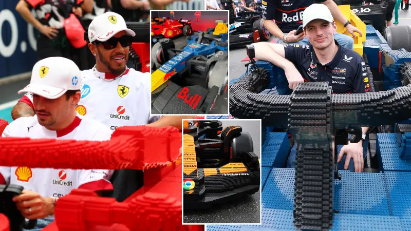 The inside story of how LEGO built 10 life-size F1 cars used in the Miami Grand Prix drivers parade