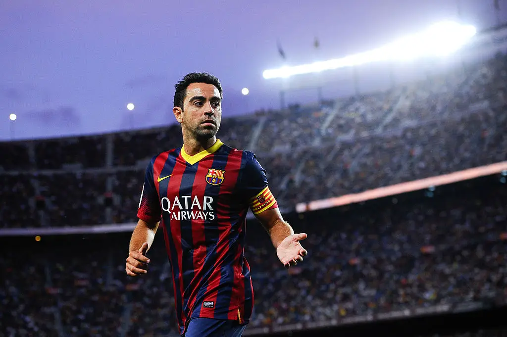 Xavi is one of the greatest midfielders of all time (Credit:Getty)