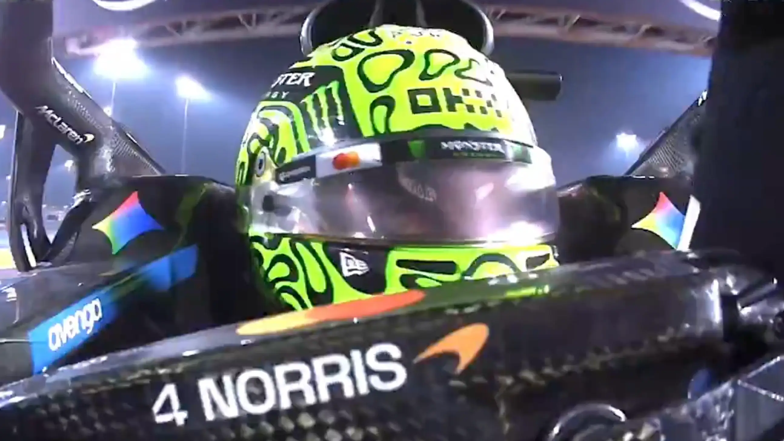 Lando Norris’ Gesture To Max Verstappen Spotted After Qatar GP Win