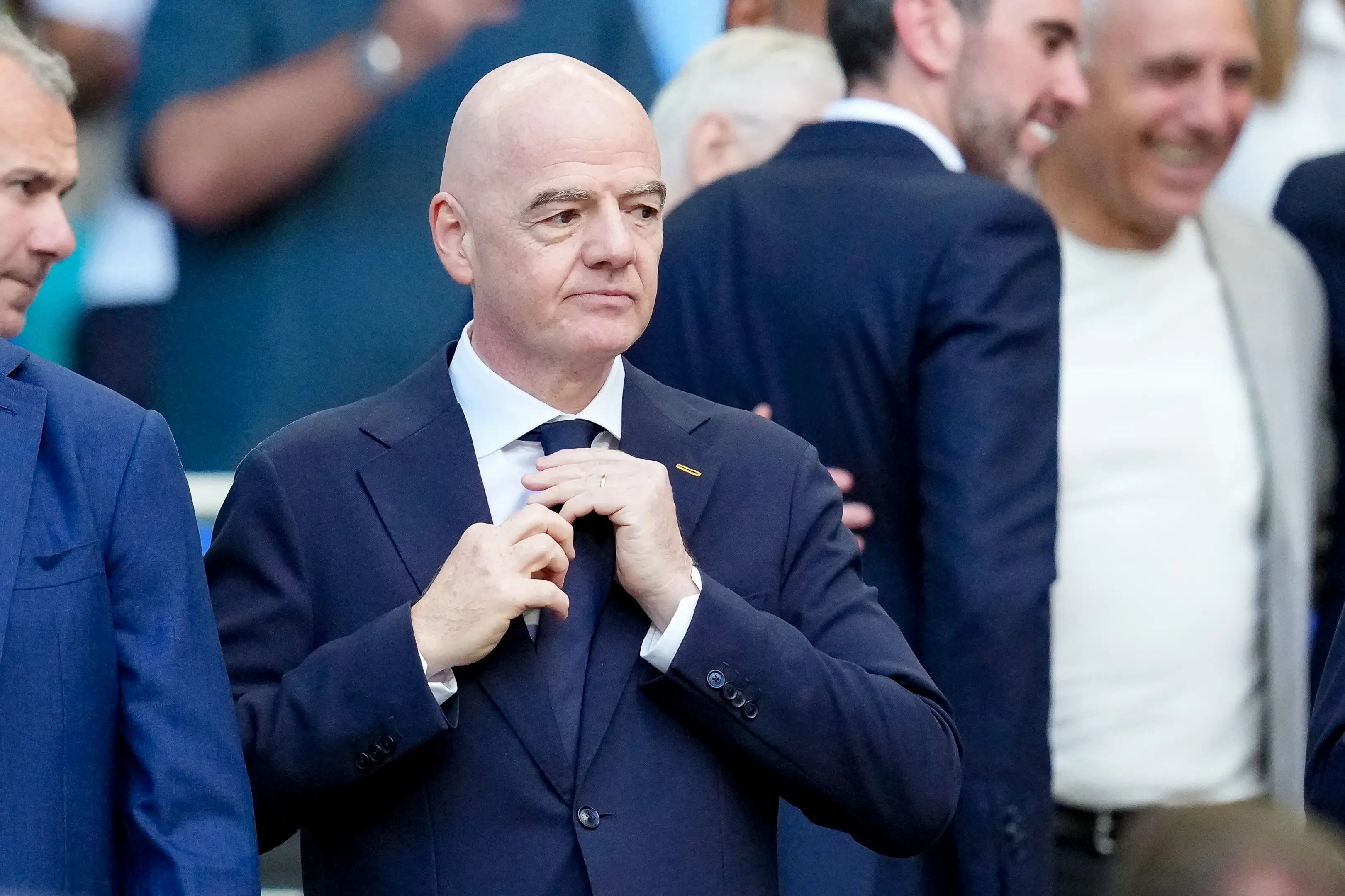 FIFA president Gianni Infantino commented on the situation this year. Image credit: Getty