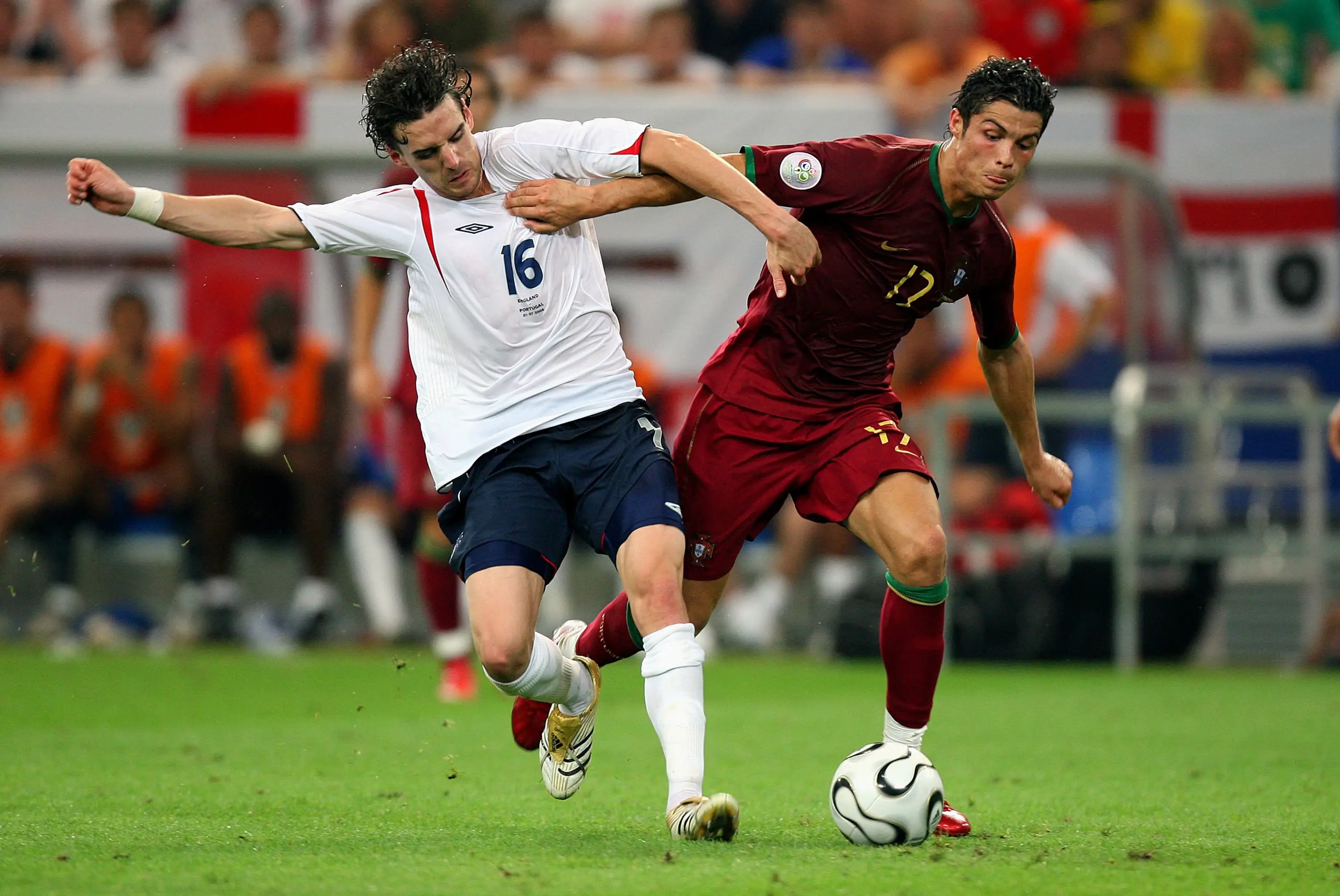 Owen Hargreaves was England's Player of the Year in 2006. Image: Getty