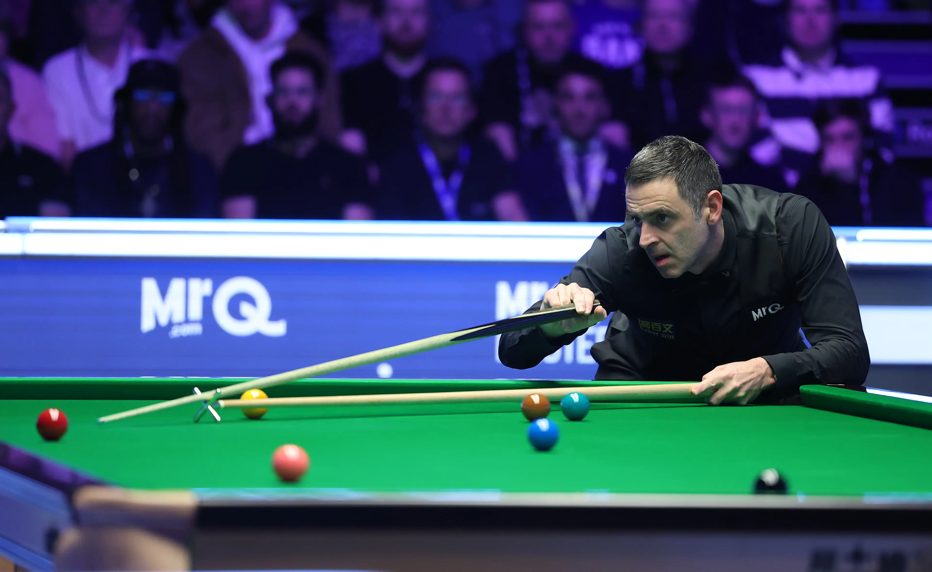 Ronnie O'Sullivan during the Masters final. Image: Getty