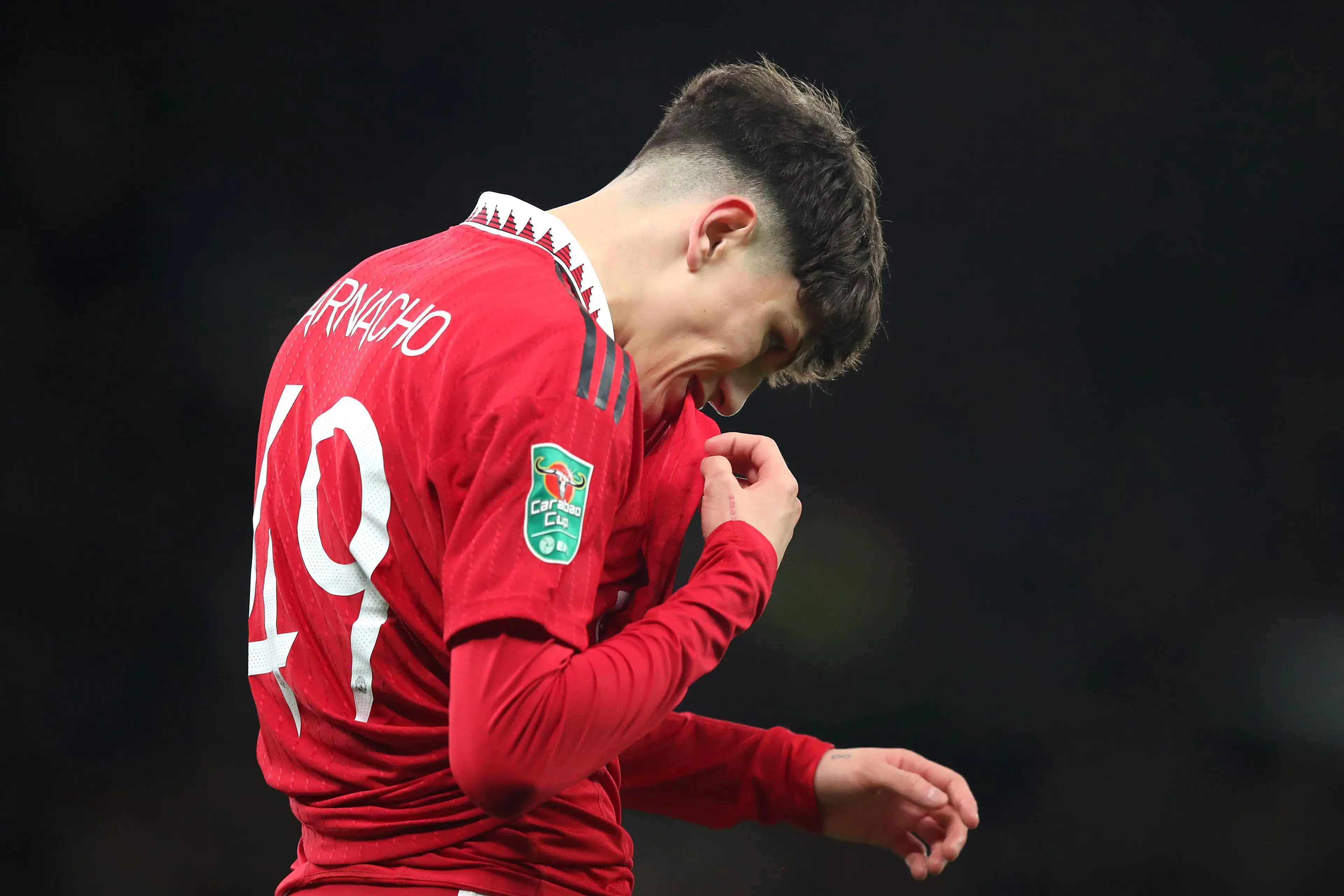 Garnacho is enjoying a breakout season at Old Trafford. (Image