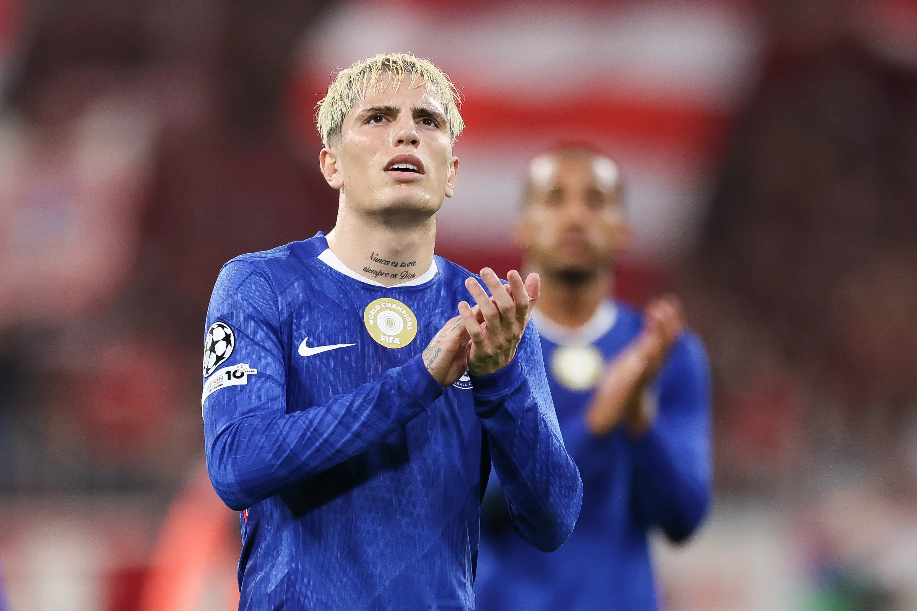 Alejandro Garnacho moved to Chelsea this summer. Image: Getty