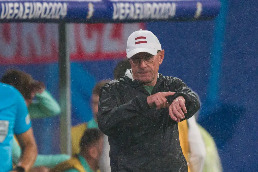 Ralf Rangnick is currently in charge of the Austria national team (Image: Getty)