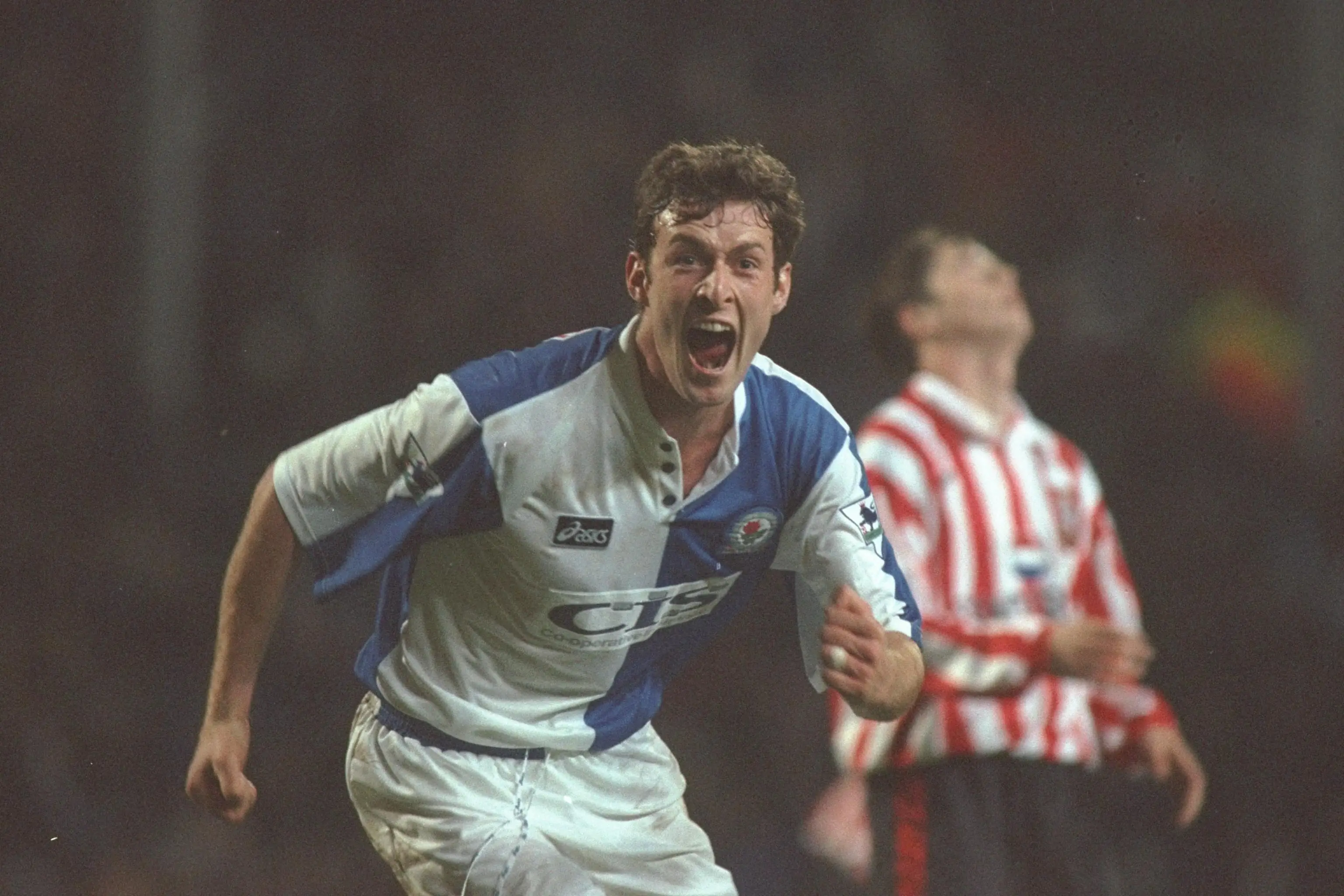 Chris Sutton playing for Blackburn Rovers (Image: Getty)