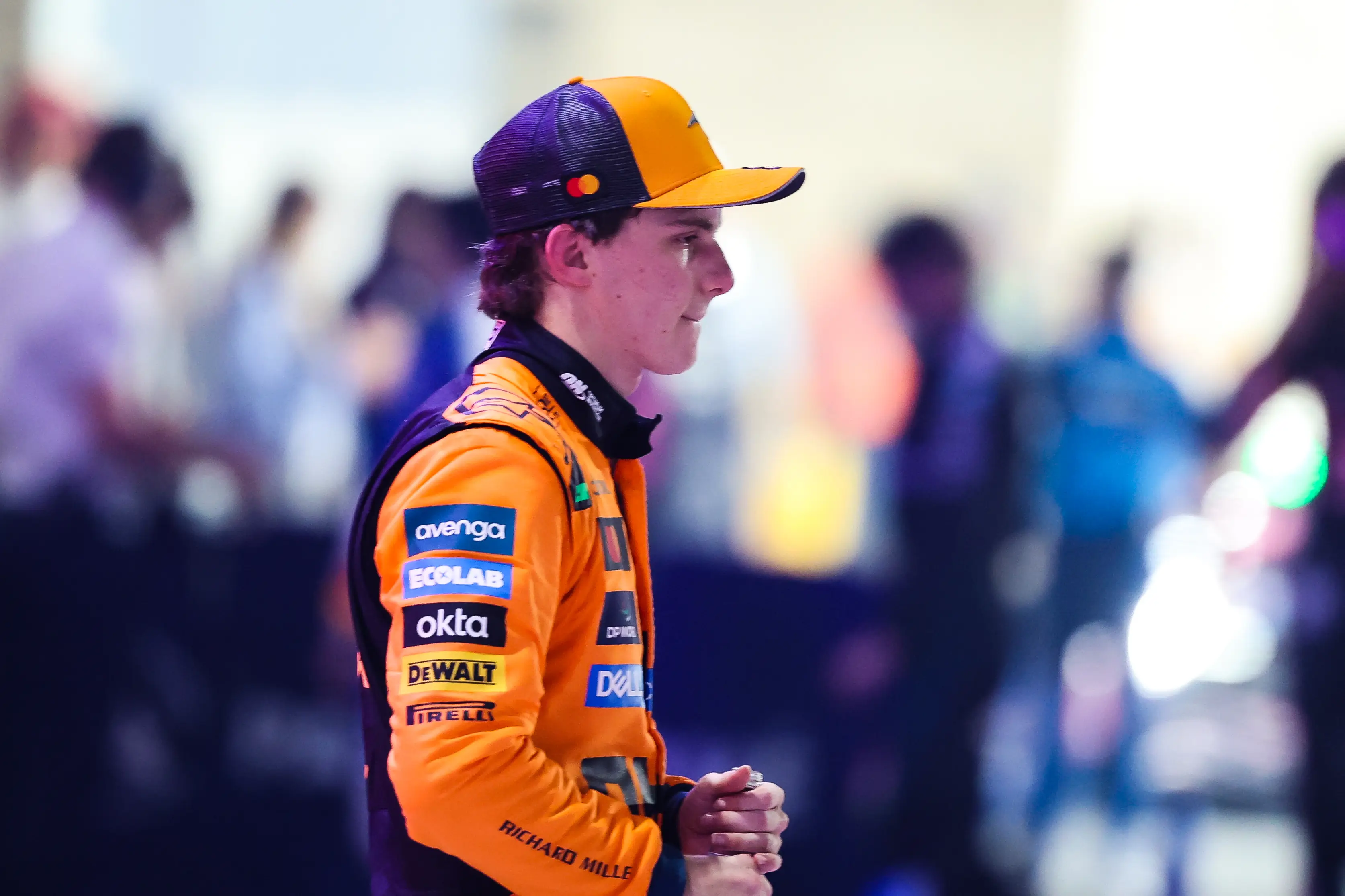 A dissapointed Oscar Piastri following the Qatar Grand Prix (credit: getty)