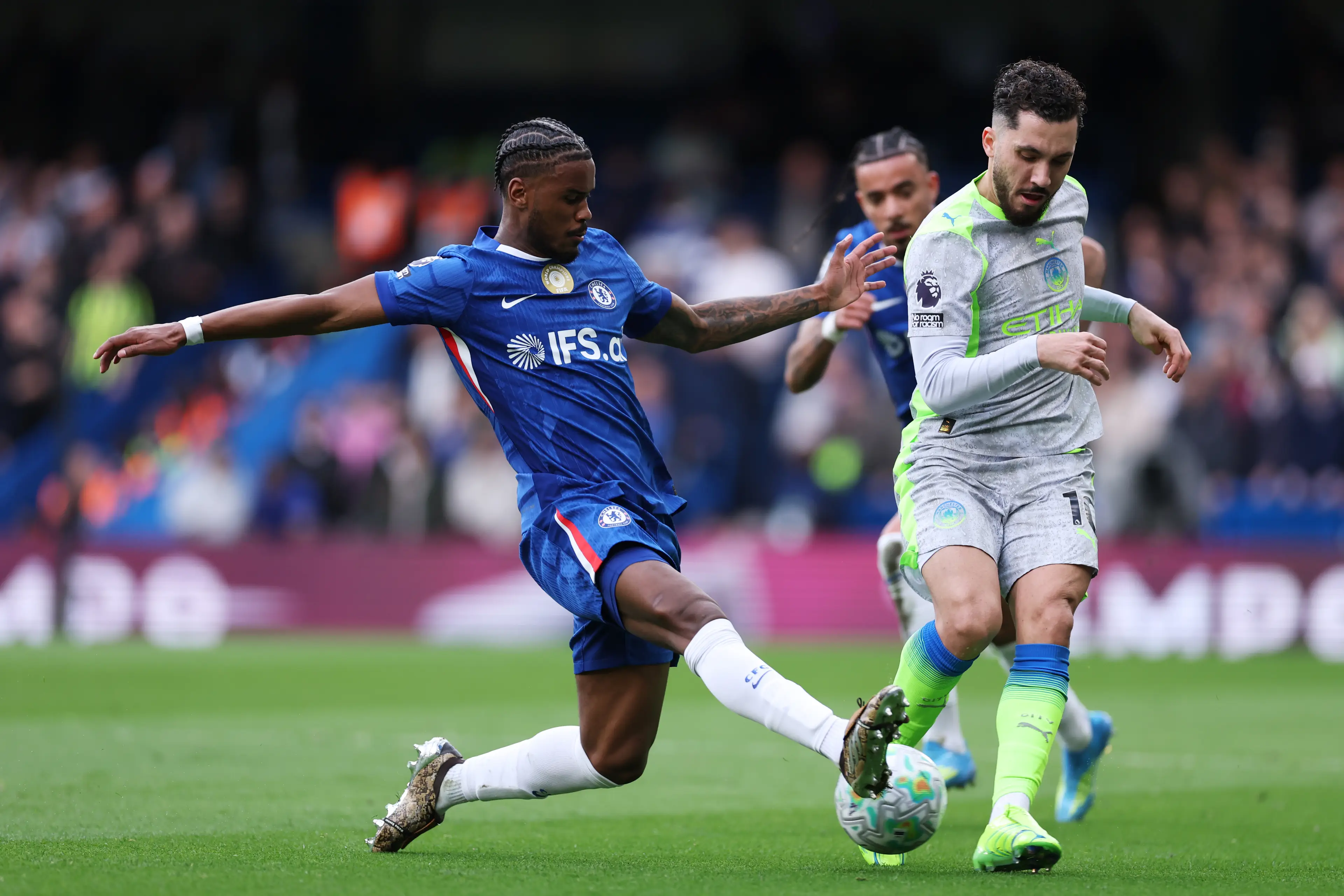 Cherki is said to have trialled at Chelsea when he was younger. Image credit: Getty