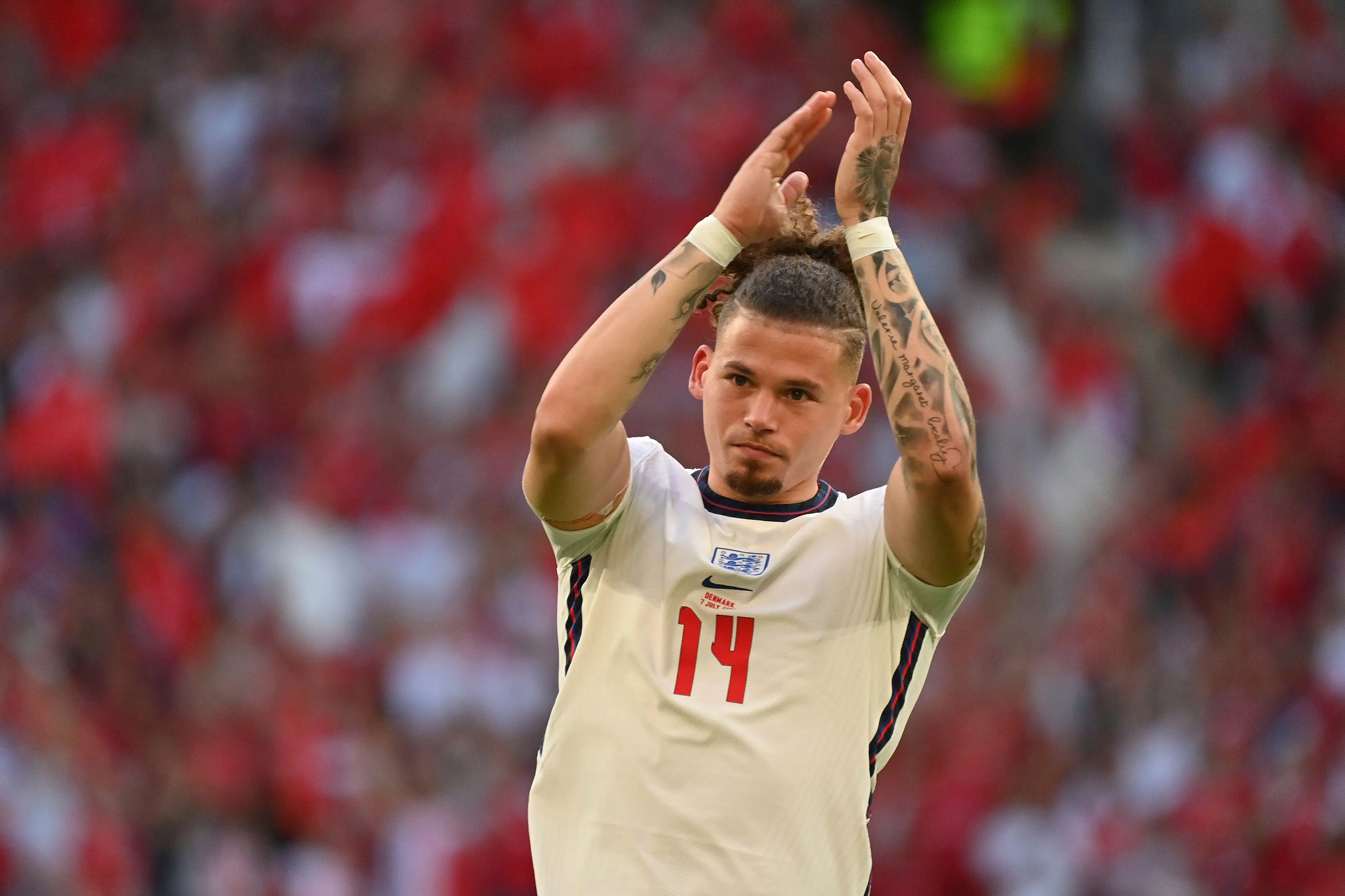 Phillips in England action at Euro 2020 (dpa picture alliance / Alamy)