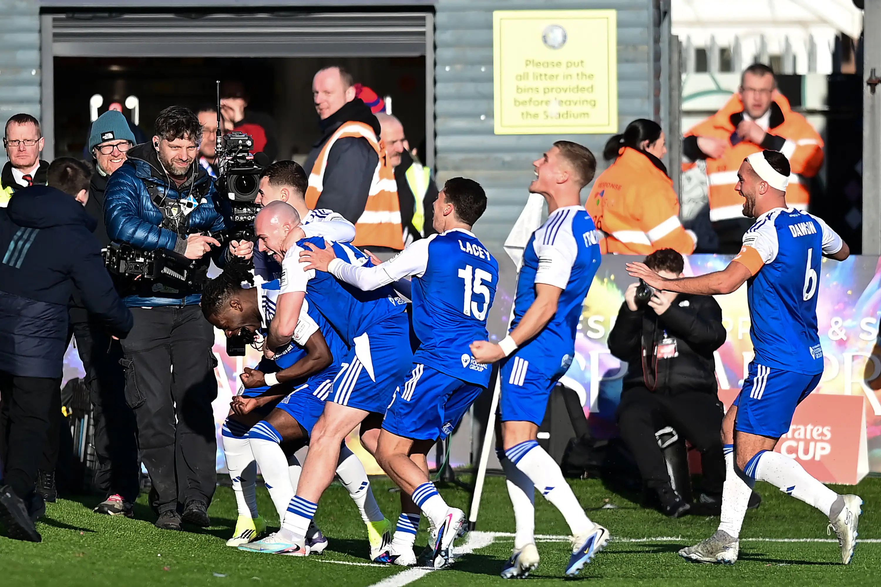 Macclesfield FC are in the fourth round of the FA Cup. Image: Getty