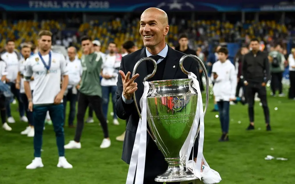 Zinedine Zidane enjoyed two successful spells as head coach of Real Madrid (Credit:Getty)