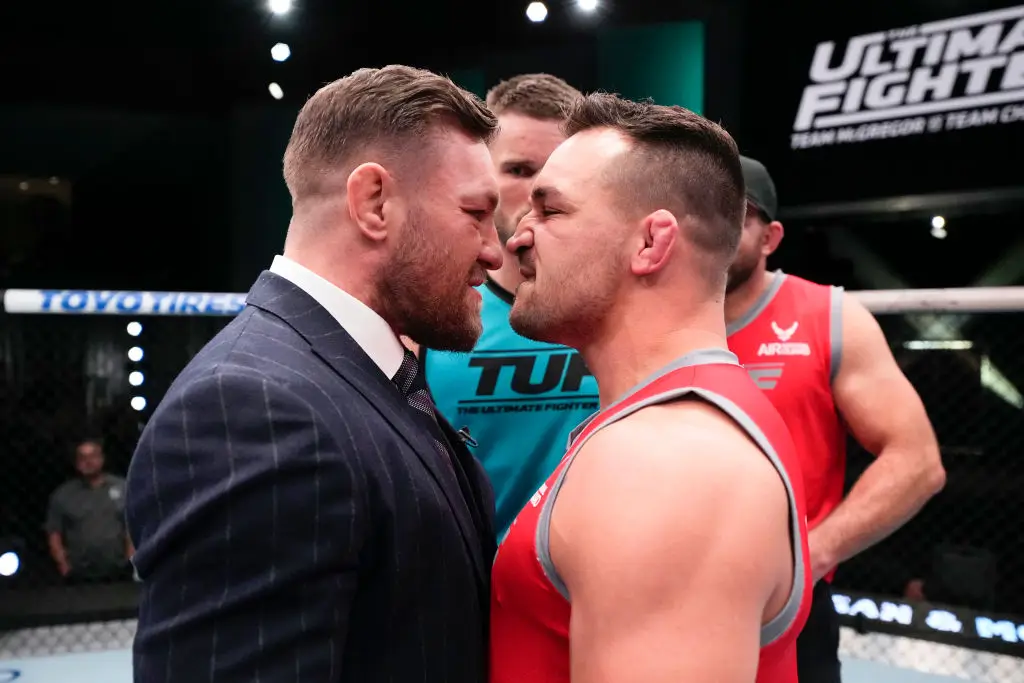 Conor McGregor and Michael Chandler coached the 31st season of The Ultimate Fighter last year. (Image: Getty)