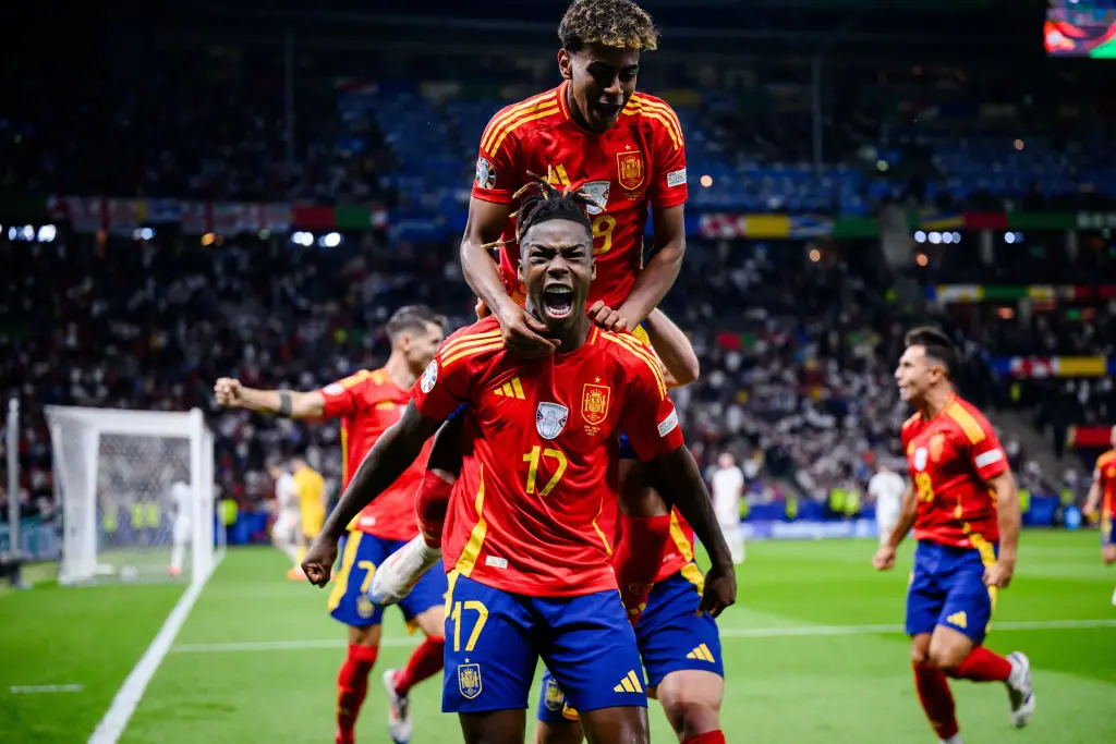 Both Lamine Yamal and Nico Williams are star players in Spain's national team. (Image: Getty)