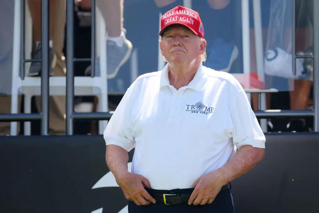 Donald Trump has spoken out about his love for golf on several occasions. (Image: Getty)