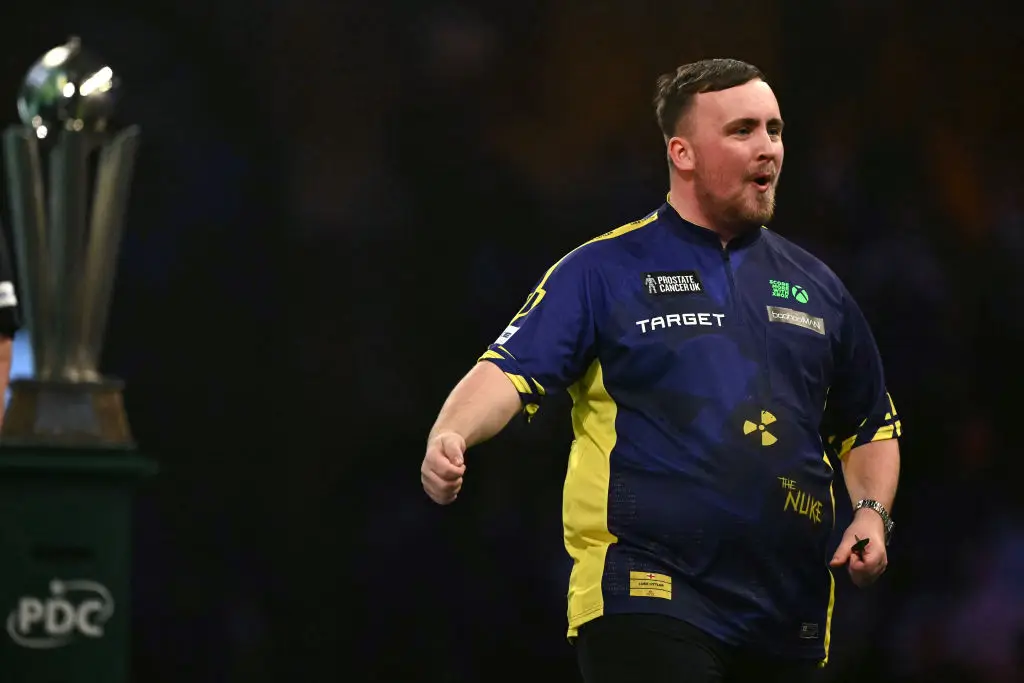 Luke Littler won the 2025 PDC World Darts Championship on Friday. (Image: Getty)