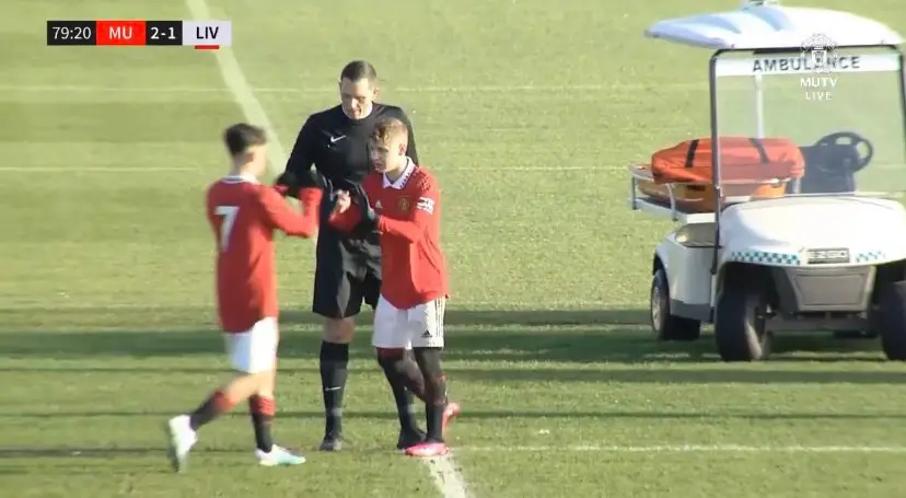 Ibragimov scored the winner against Liverpool U16s before helping the U18s secure victory.