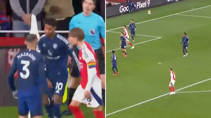Man Utd fans slam Marcus Rashford for role he played in Arsenal's second goal as damning footage emerges