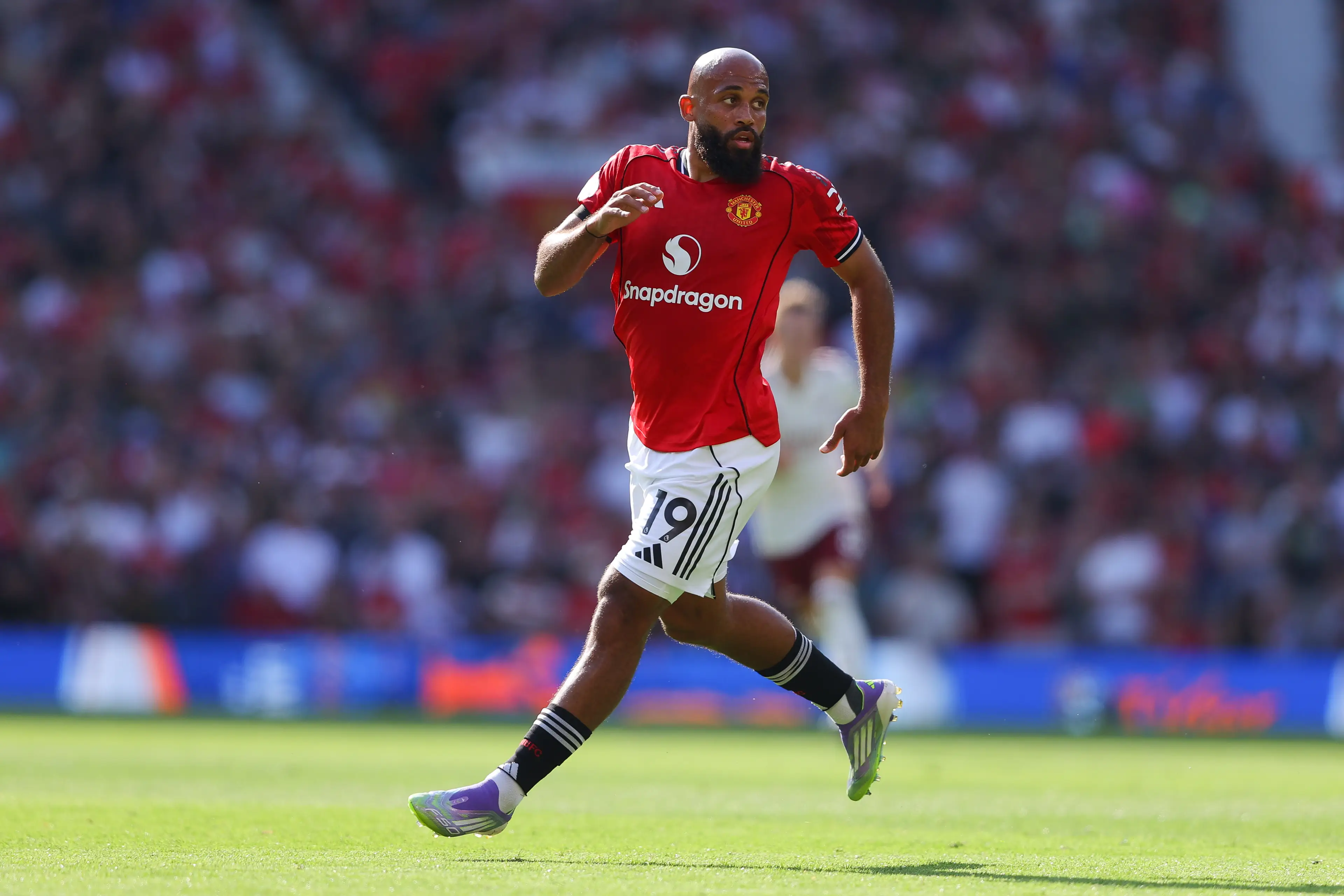 Bryan Mbeumo made his Premier League debut for Manchester United. Image: Getty