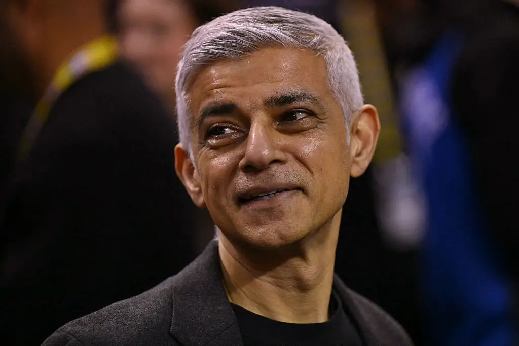 London mayor Sadiq Khan was booed as he attended the NBA match. (Image: Glyn KIRK / AFP via Getty Images)