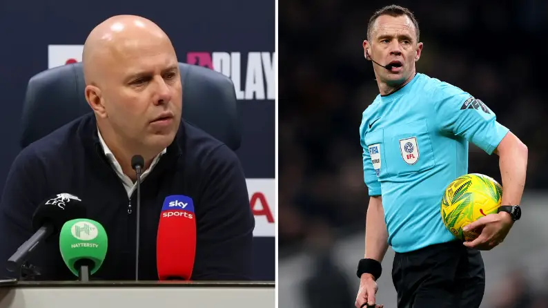 Arne Slot makes savage comment about Stuart Attwell's historic VAR announcement in Spurs vs Liverpool