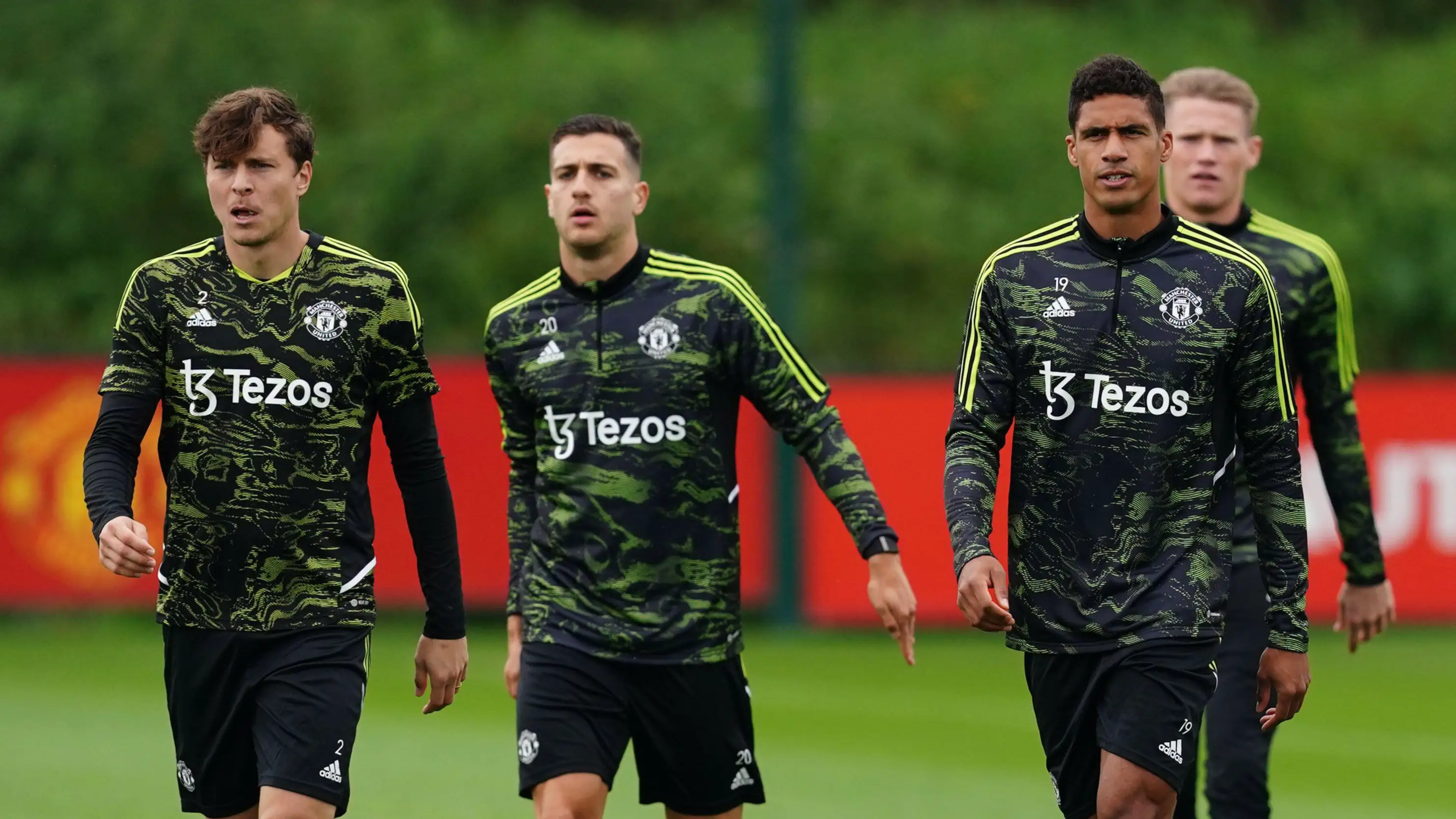 Manchester United in training. (Alamy)