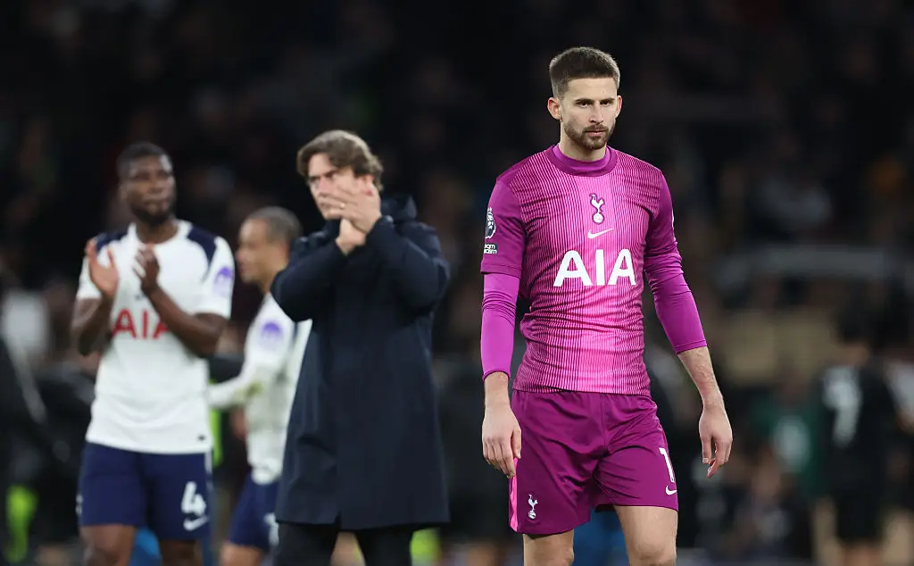 Fans were not happy with Vicario's performance against Fulham. (Image: Rob Newell - CameraSport via Getty Images)
