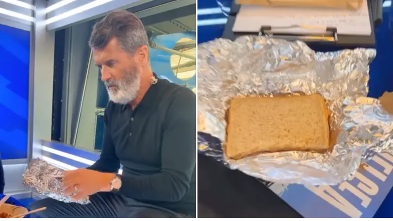 Micah Richards takes the mick out of Roy Keane for bringing packed lunch to studio