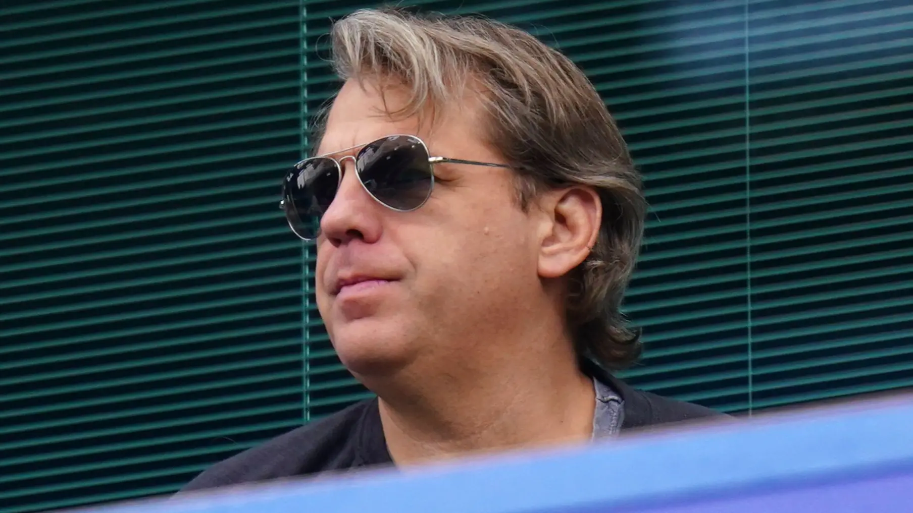 Todd Boehly watching Chelsea from the stands (Image: Alamy)