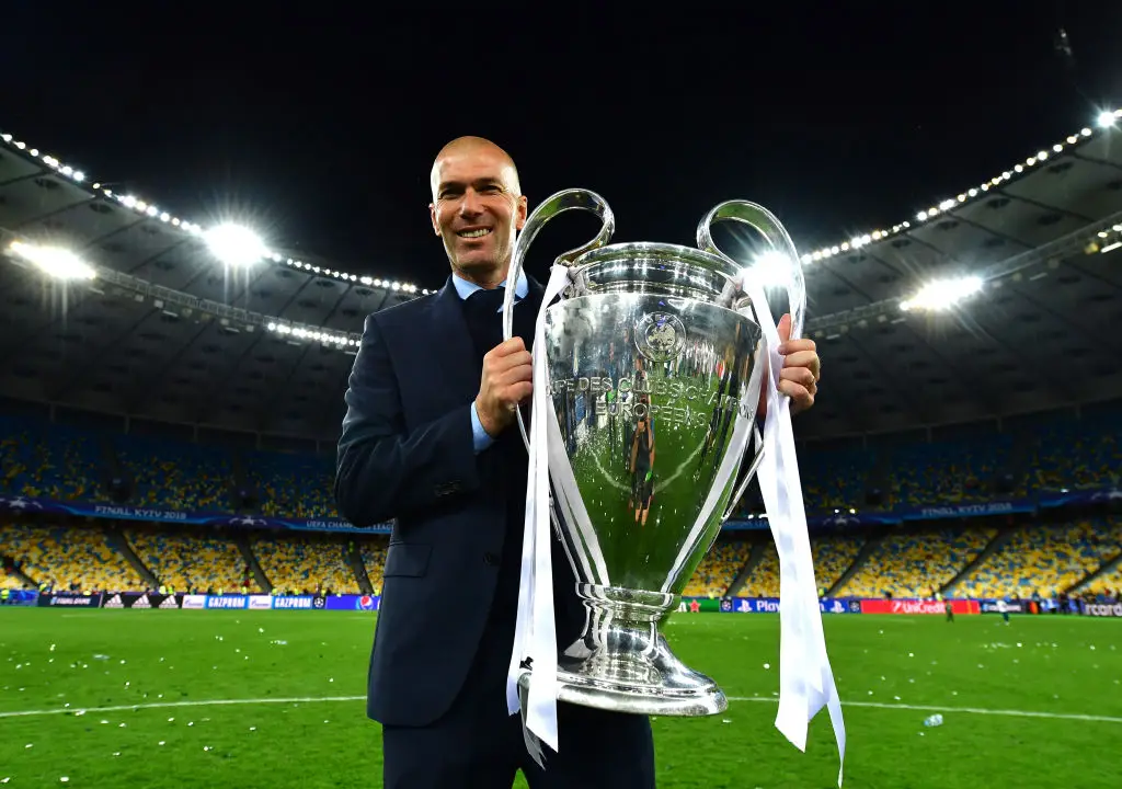 Zinedine Zidane left Real Madrid in 2021 (Credit:Getty)