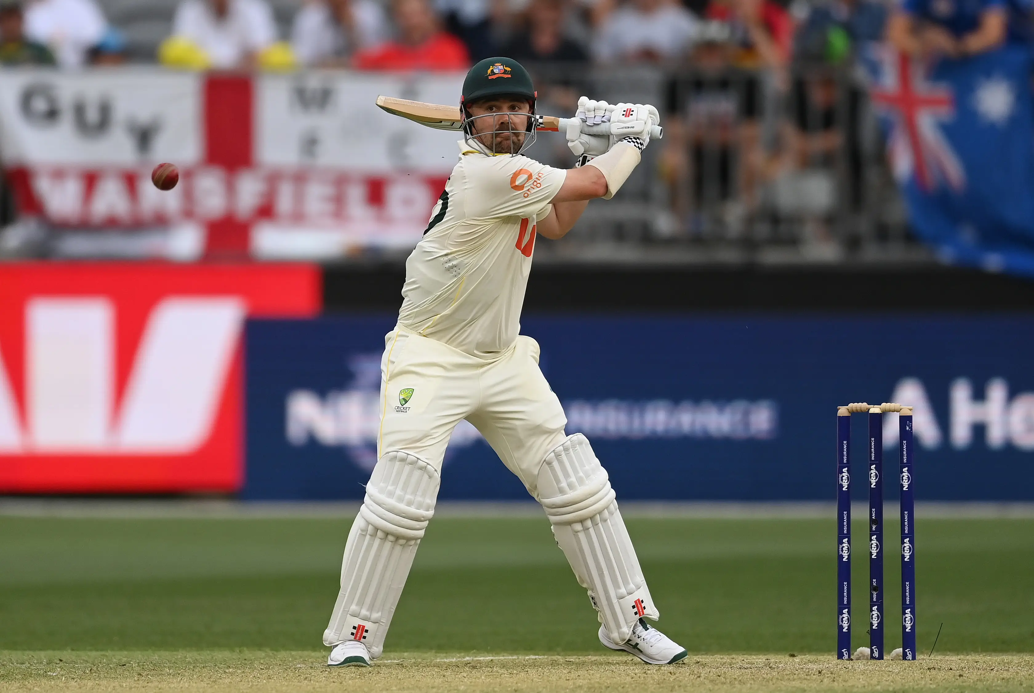 Travis Head hit an impressive century in Perth (Image: Getty)
