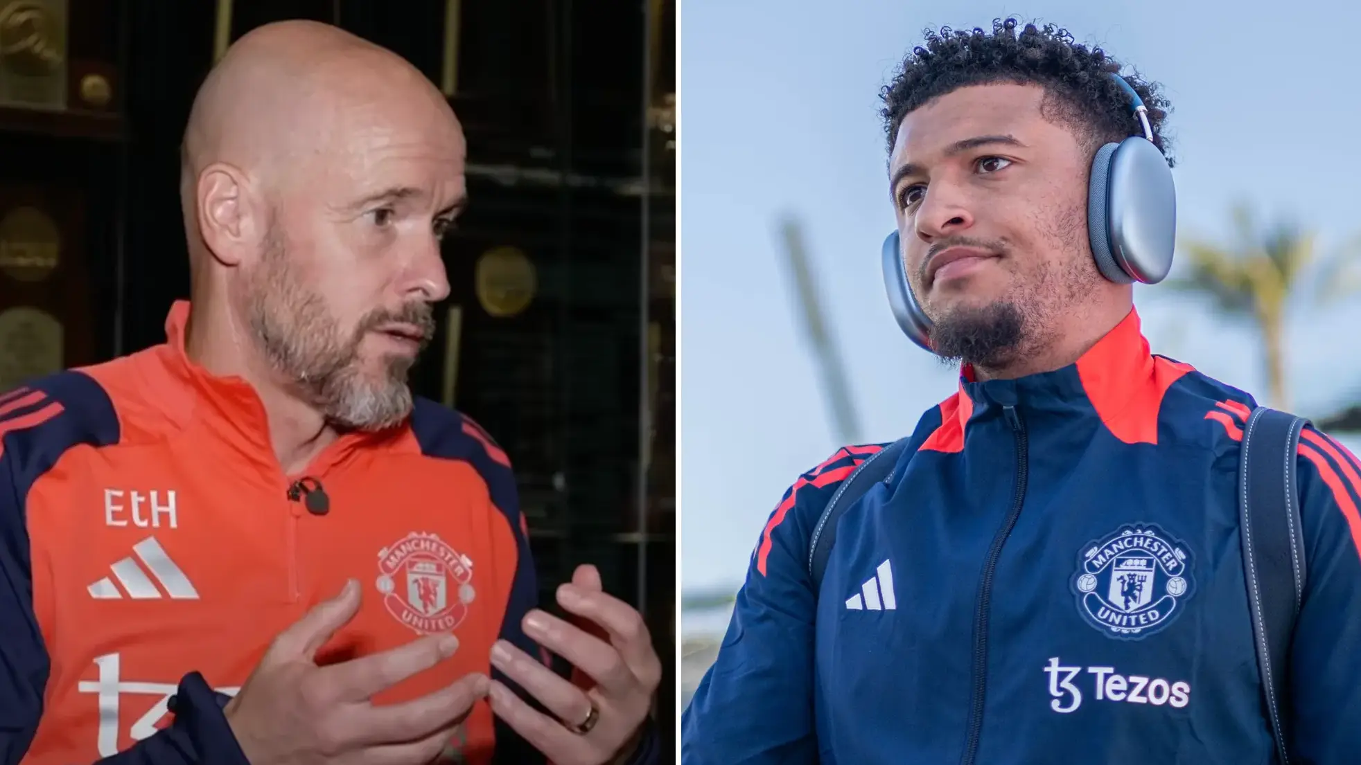 Erik ten Hag sheds new light on what was said in Jadon Sancho showdown meeting after Man Utd exile