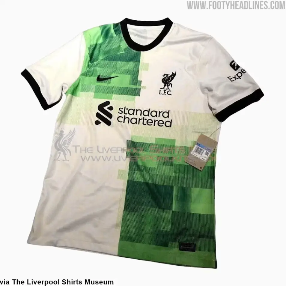 Liverpool's leaked 2023/24 away kit. (