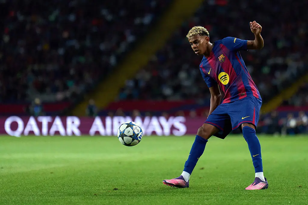 Lamine Yamal in action for Barcelona (Credit:Getty)