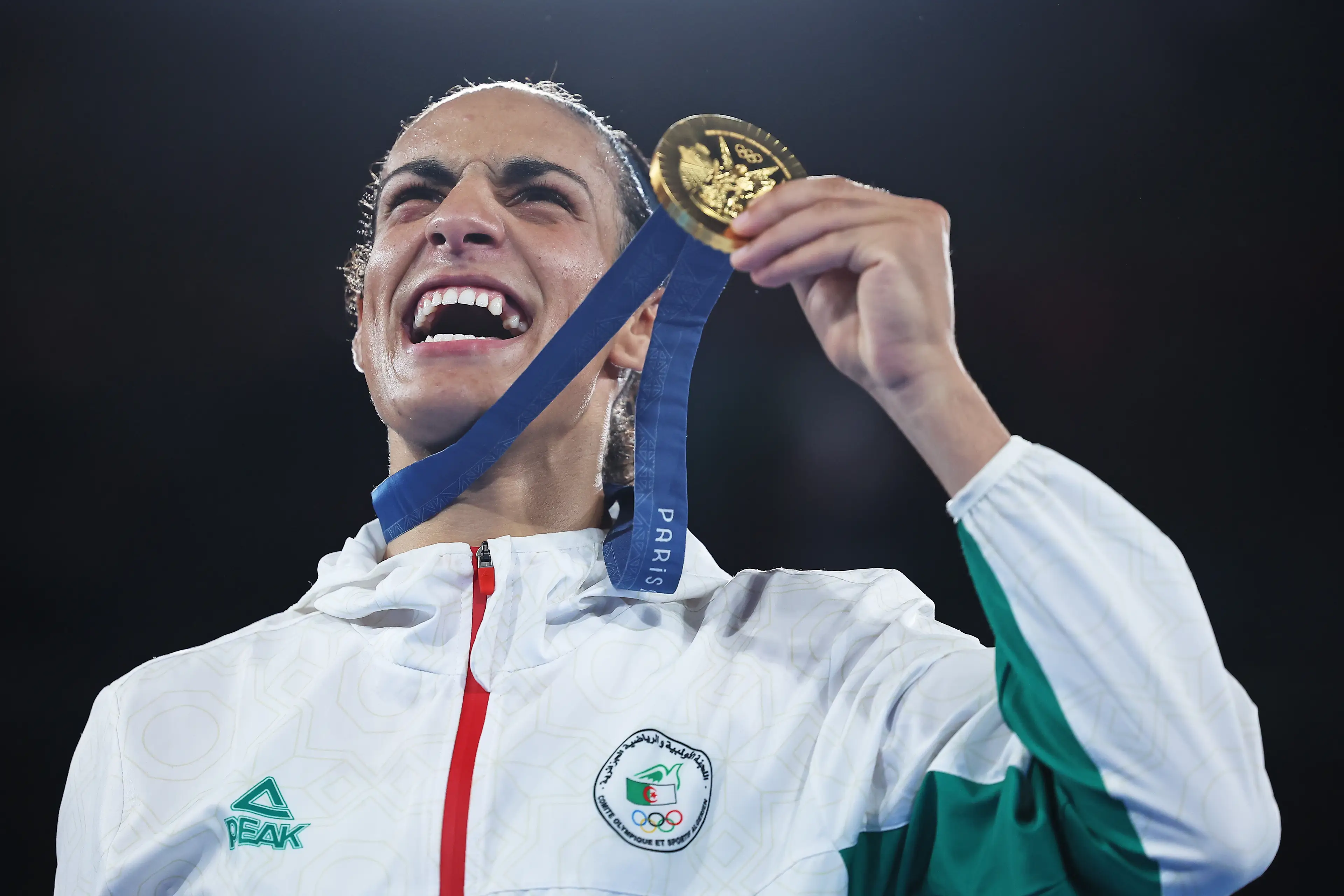 Algerian Olympic boxing champion Imane Khelif.