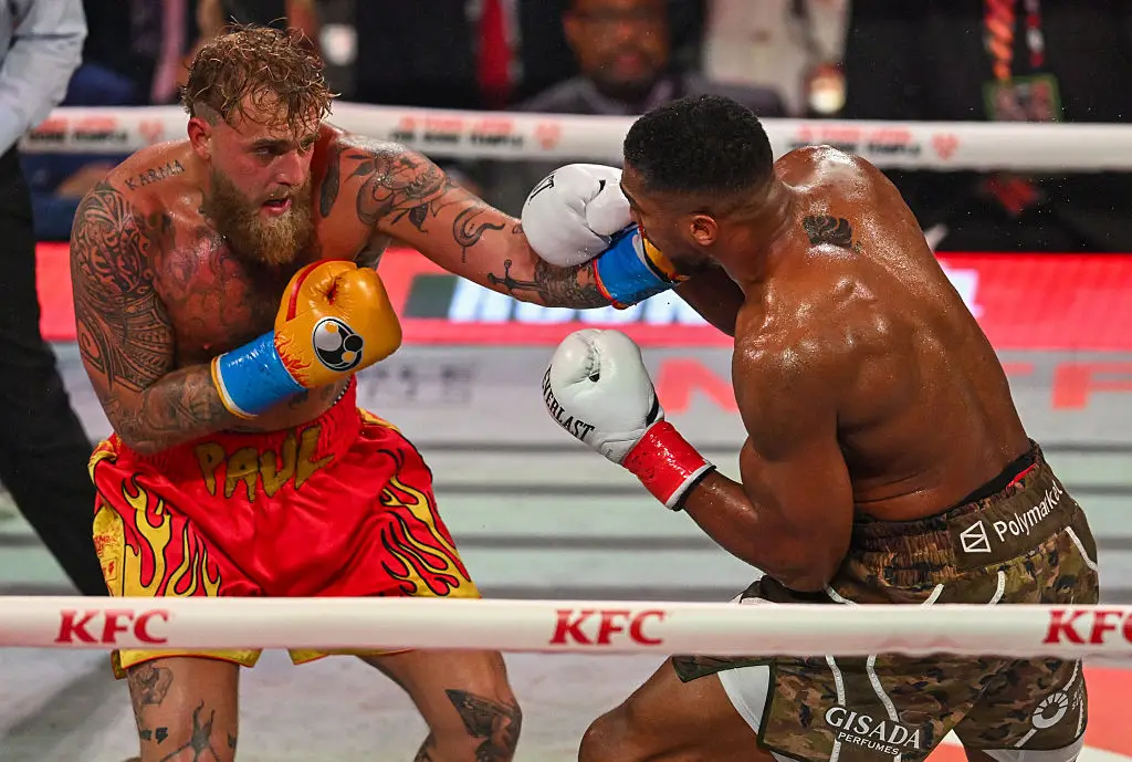 Jake Paul fought Anthony Joshua in December (Credit:Getty)