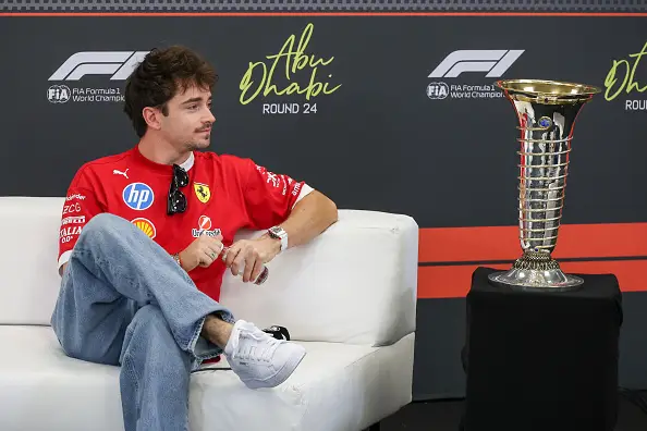 Leclerc is yet to win his first Drivers' Championship (Image: Getty)