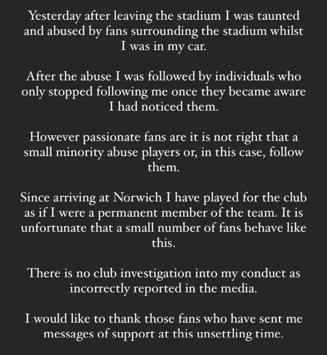 Williams' latest post. Image: Instagram 