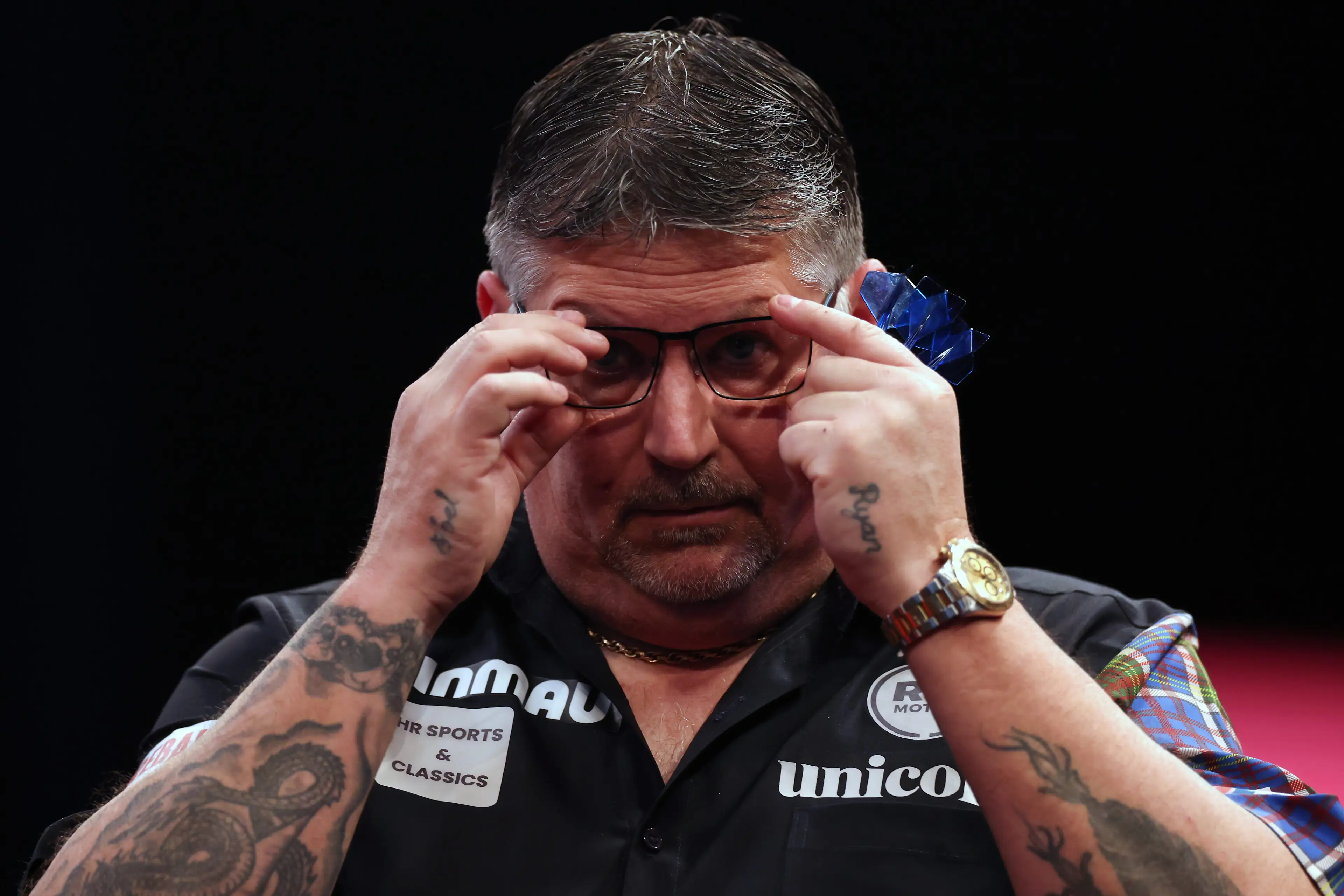 Gary Anderson reached the second round of the 2026 World Masters (Image: Getty)