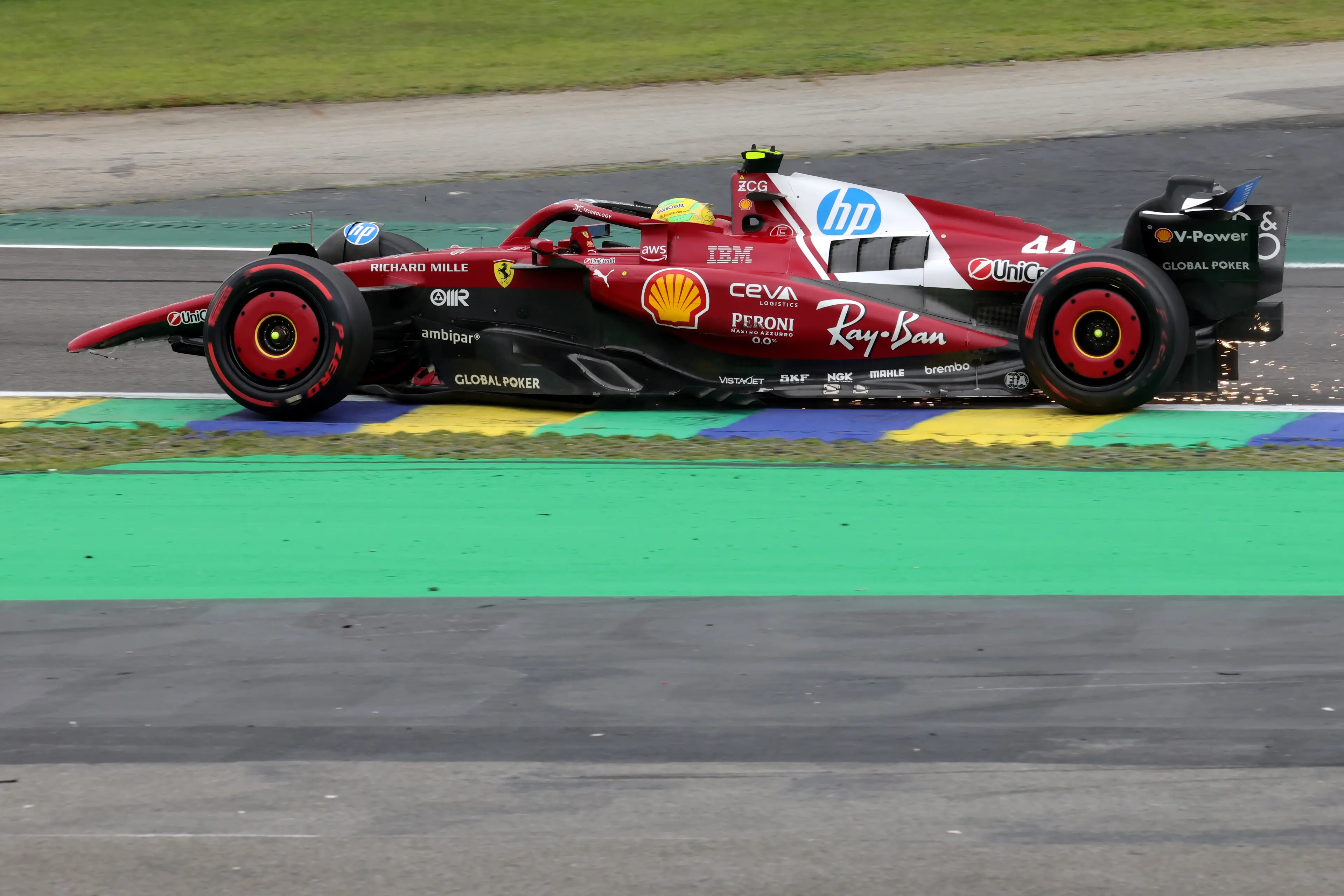 Lewis Hamilton endured a nightmare Brazilian Grand Prix. Image: Getty