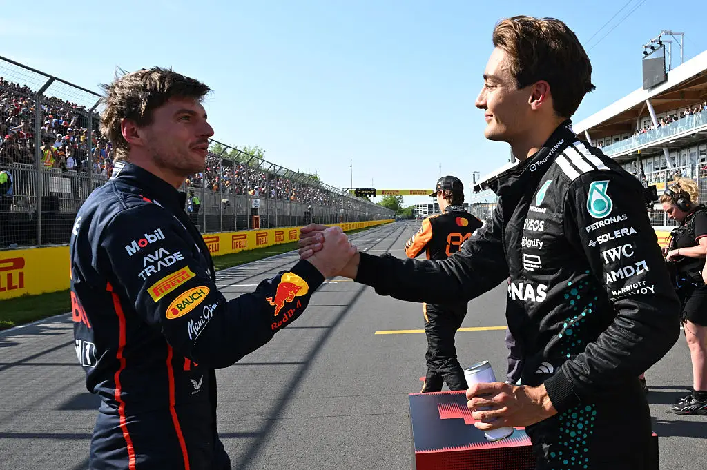 Max Verstappen and George Russell (Credit:Getty)