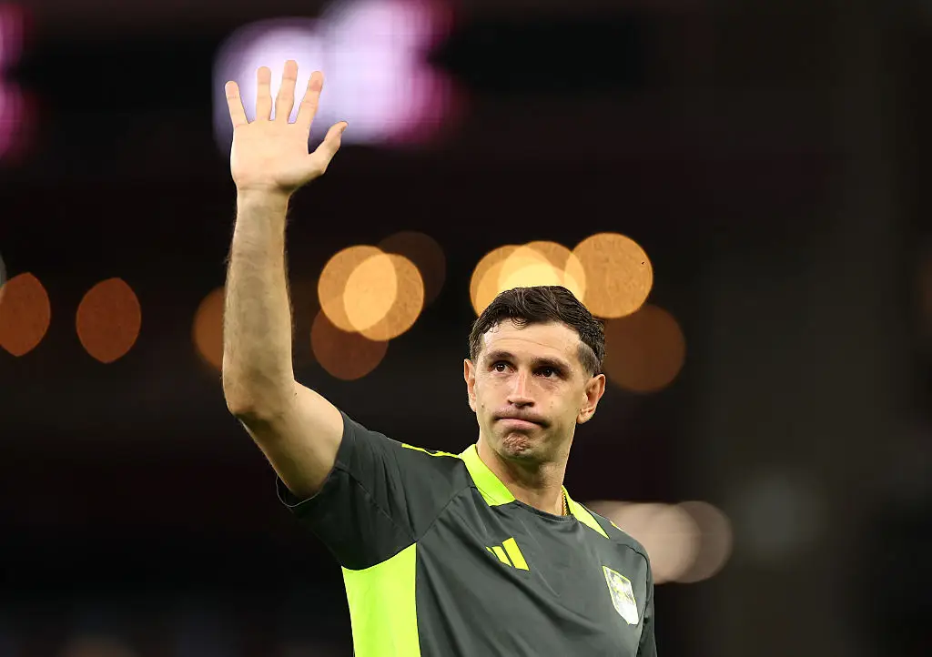 Emi Martinez has been linked with both Manchester United and Barcelona. (Image: Getty)