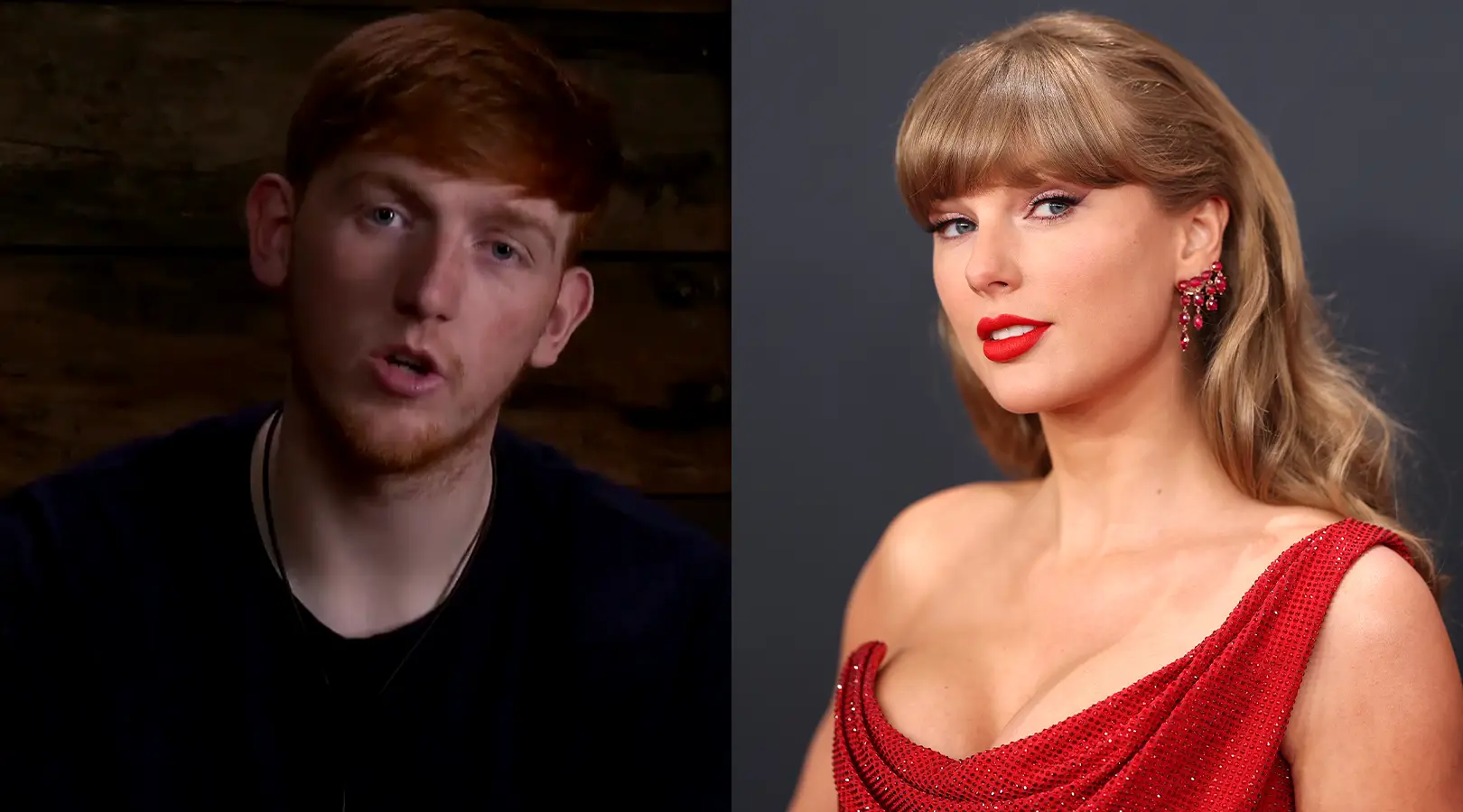 Angry Ginge admitted he's a 'swiftie' (ITV)